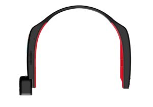 G901 helmet-mounted recorder arched profile side view for under-helmet mounting