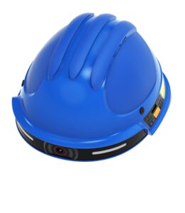 G808 smart safety helmet (blue) top view