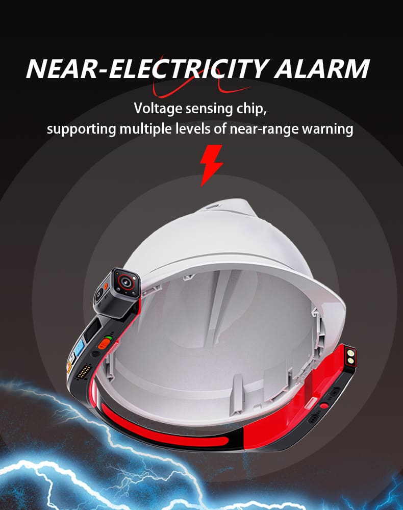 Near-electricity proximity alarm concept for energized equipment environments — G901 helmet-mounted recorder (retrofit)