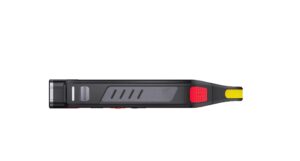 G901 helmet-mounted recorder side view showing SIM/TF slot area