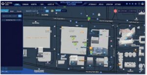 Platform GPS map view showing real-time tracking and device locations