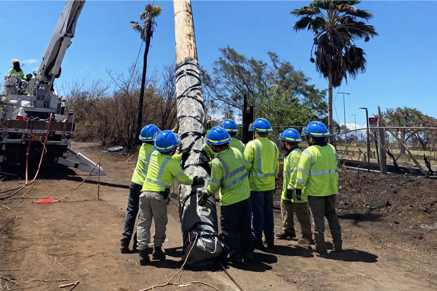 Substation maintenance operation
